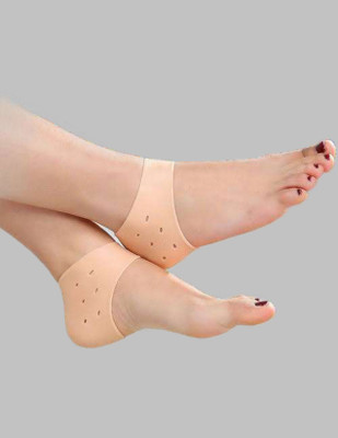 Events Framer A1-Silicone Gel Heel Socks for Swelling and Pain Relief-A28 Heel Support(Beige)