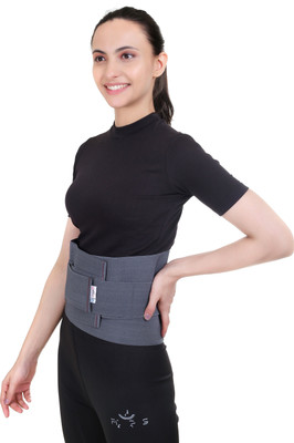 Balarkaaa NKS_LS-Premium CoLStoured Lumbar Brace for Back PaiLS Relief LS -39 Back / Lumbar Support(Grey)