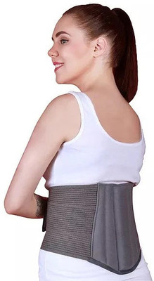 HouseOfCommon Lumber Sacral Support Belt back pain relief for Men & Women Back / Lumbar Support(Grey)