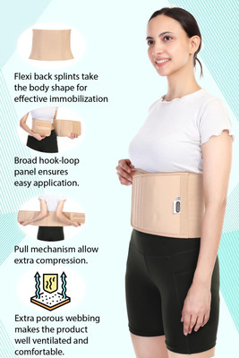 healntrust KF-abdominal after delivery for tummy reduction, Lumbo Sacral,Back Pain Relief Back / Lumbar Support(Beige)