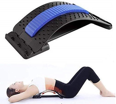 My Machine Back Stretcher for Spinal Pain Relief, Back Pain Relief, Lumber Support J_M Back / Lumbar Support(Black)