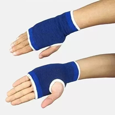 FlyTouch Blue Unisex Durable Portable Bracers Protection Gloves Elastic Brace Sleeve Hand Support(Blue)