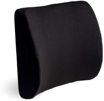 Tender Care Back Rest Lumbar Support For Office Chair Car Sofa Traveling Ergonomic Cushion Back / Lumbar Support(Black)