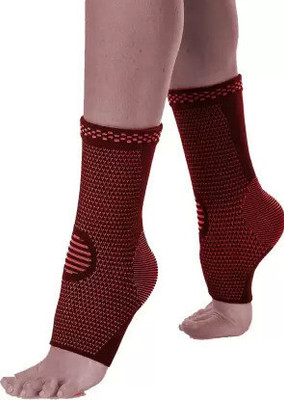 DreamPalace India Ankle Brace Elastic Breathable Ankle Sprain Support Ankle Compression Sleeve Ankle Support(Red)