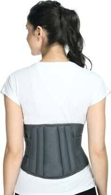 BALARKA LS-N-Lumbo Sacral (L.S Belt) Corset- Back Pain Belt Lumbar Waist Suppo-81 Back / Lumbar Support(Grey)