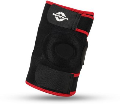 NIVIA Performance Knee Support(Black, Red)