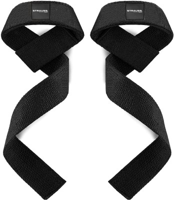 Strauss PT Cotton Wrist Support | Wrist Band | Wrist Wrap | Gym Band Wrist Support(Black)