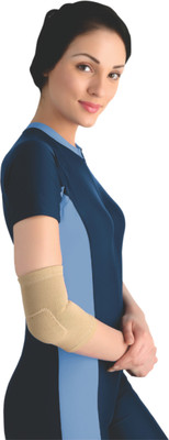 FLAMINGO Comfortable Gel Elbow Support - 2-Way Stretch Fabric, Cushioning Elbow Support