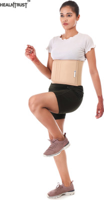 healntrust abdominal Belt after delivery post pregnancy belt for tummy reduction Back / Lumbar Support(Grey)