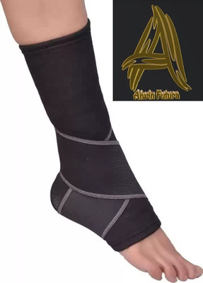I fit Anklet Support With Binder for Gym Ankle Support(Black)