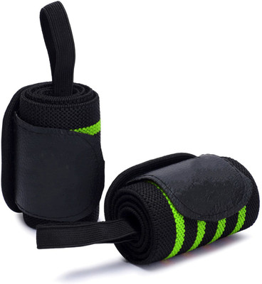 JVN 17272 Wrist Support Band with Thumb Loop for Gym, Weight Lifting (1 Pair) Wrist Support