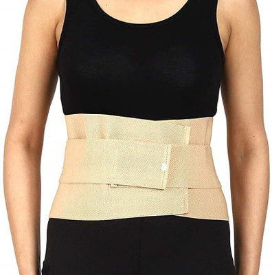 Mulkraj Ortho Lumber Sacral Support Belt back pain relief for Men & Women, Beige47 Back / Lumbar Support(Beige)