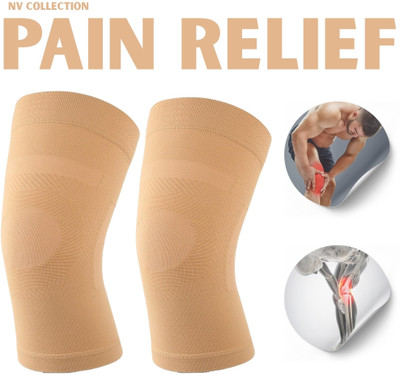 CTC CREATION Supportive Brown Knee Wrap for Pain-Free Comfort Knee Support(Brown)