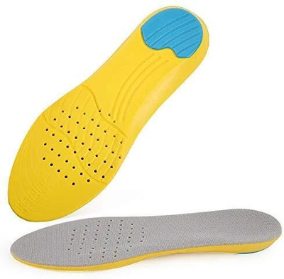 KGBTREADS Shoe Insoles Foot Swelling Relief Orthotic Insoles Memory Foam Insoles PU Foam Insole(Yellow)