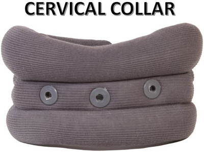 Ragvian Adjustable Soft Cervical Collar for Extra Support & Relieves Pain in Neck (GREY) Neck Support(Grey)