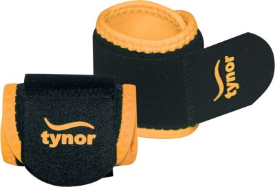 TYNOR Wrist Support (Neo), Black & Orange, Universal, Pack of 2 Wrist Support