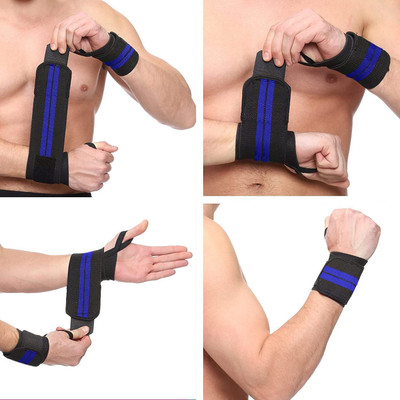 Glenora Wrist Wrap Gym Training Exercise Hand Band with Adjustable Size (1 Pair SS017) Wrist Support