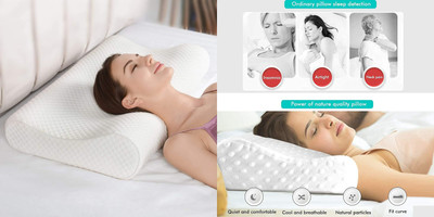 RUSHABH ENTERPRISE Memory Foam Birds Sleeping Pillow Pack of 1(White)