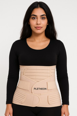 PLETHEON Post Maternity Belt for Pregnancy Postpartum Waist Trainer Recovery Support Belt Abdominal Belt(Beige)