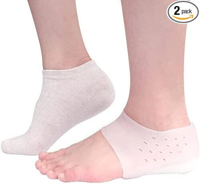 NEWSPARSH New Sita Height Increase insole Soft Silicone Comfortable for Women & Men Insole(White)