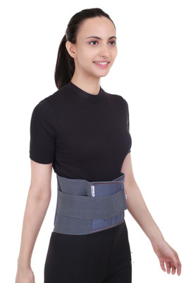 BALARKA LSS-LS-L.S Belt Back Brace with dual Adjustable Straps for MeLS aLSd WomeLS-119 Back / Lumbar Support(Grey)