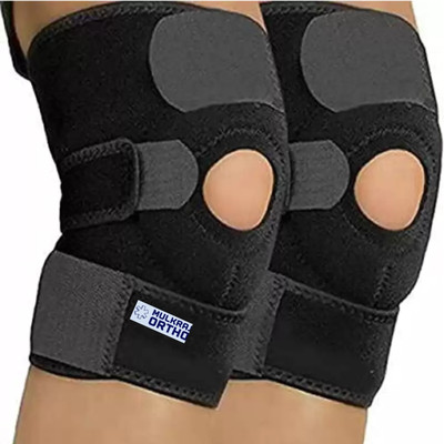 Mulkraj Ortho Knee Cap support for sports workout Knee Support(Black)