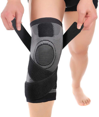 Shopeleven Knee Brace Knee Pain Releif Products Knee Pad For Squats Workout Knee Support Knee Support(Black)