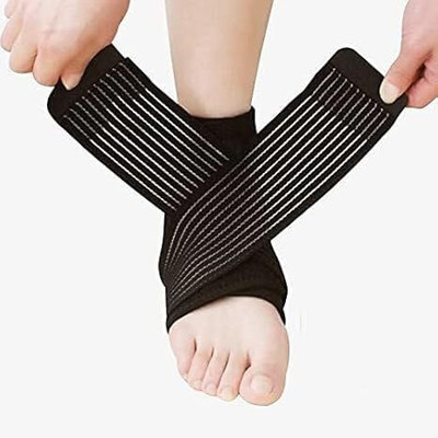 Jiyancreation Ankle Protector for Men & Women Ankle Support(Black)