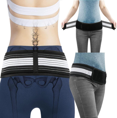 GJSHOP Hip Belt Anti-Slip Support Brace -Pain Relief for Sciatica, Lower Back, Lumbar Back / Lumbar Support