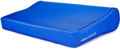 FABROEL SURGICAL Universal Cervical Foam Pillow Neck & Back Pain Support-For Senior Citizen Cervical Pillow(Blue)