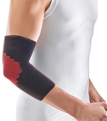 DipNish Elbow Support For Gym Elbow Brace For Pain Relief Elbow Support For Sports Elbow Support(Black, Red)
