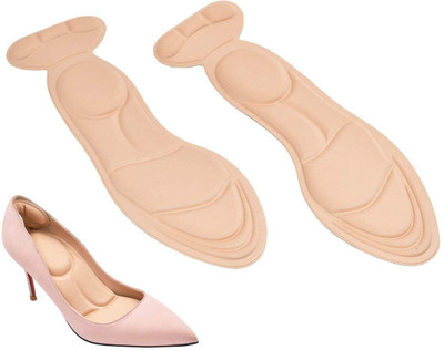 enrics Heel Cushion Inserts Comfort Shoe Insoles Women Sponge Insoles SIZE 4.5-9.5 Insole(Beige)