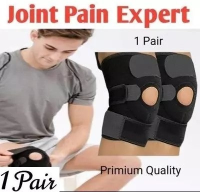 Mulkraj Ortho Knee Support(Men and Women) (Black)-67 Knee Support(Black)