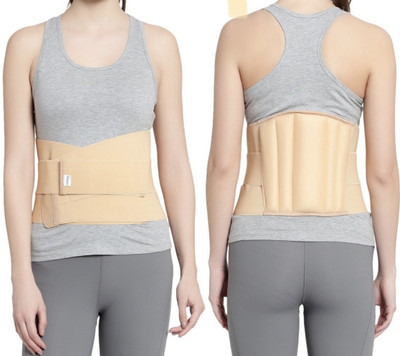 Mulkraj Ortho NEW-L.S belt For Lower Back Support (beige) Men & Women Waist Support-57 Back / Lumbar Support