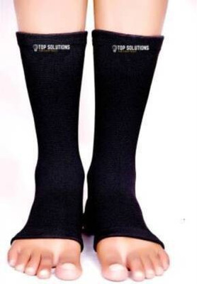 Top Solutions For Every Need 4D Unisex Stretchable Compression Anklet Brace Sleeves For Joint Pain Relief Ankle Support(Black)
