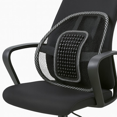 Paul Henry Car Mesh Back Support Cushion for Comfortable Long Car Rides Back / Lumbar Support(Black)