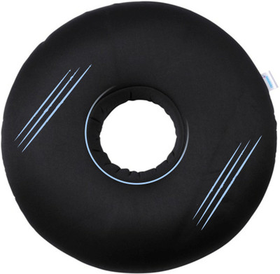 Renewa Donut pillow For Piles Coccyx Sciatica Tailbone Back Pain Hip Support Back / Lumbar Support(Black, Grey)