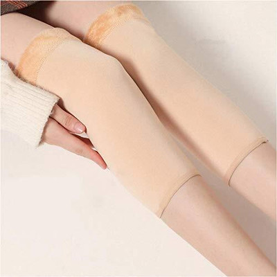 CozyCrazy Woollen Winter Knee Cap | Warm Elastic Knee Support for Unisex Knee Support(Beige)
