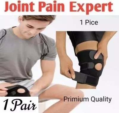 Mulkraj Ortho Knee Support(Men and Women) (Black)-102 Knee Support(Black)