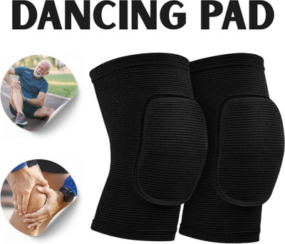 meetanshcollection Smooth Flex Knee Gear with Studio Finish Knee Support(Black)