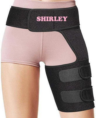 Shirley Hip Stabilizer and Groin Brace - Most Comfortable Thigh Support Supporter(Black)