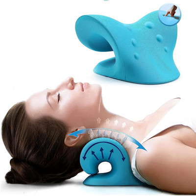 DEKIYANZ Cervical Pillows Stretcher for Neck Pain Relief, Cervical Traction Device Neck Support(Multicolor)