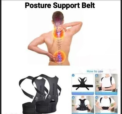 BALARKA Posture Corrector Belt Support for Men & Women with Back Pain & Back Support-100 Posture Corrector
