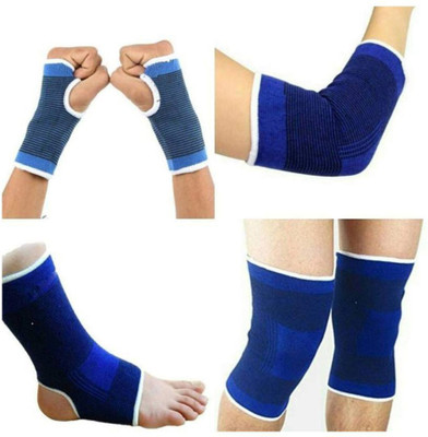 abcdeyes Combo of Knee Palm, Elbow & Ankle Support Hand Support