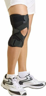 Dyna OA Knee Support (X-Large(55-61 cm), Right Leg Valgus/Left Leg Varus) Knee Support(Black)