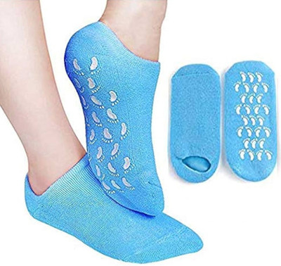 VarniZone Moisturizing Gel Heel Spa Socks For Protector Crack Heel Repair Heel Support(Multicolor)