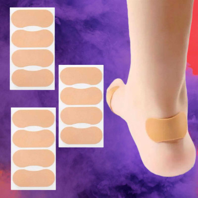 FlyTouch Heel Cushion Pads Heel Grips Insert Cushion Heel Grips Thick Stickers EQ Heel Support(Beige)
