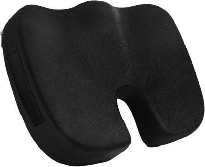 AFCYCARE Coccyx, Tailbone, Sciatica, Lower Back Support & Pain Relief Car Seat Cushion Back / Lumbar Support(Black)
