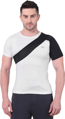 HouseOfCommon Shoulder Support Belt Adjustable Stretch Strap Wrap For Universal Shoulder Support(Black)