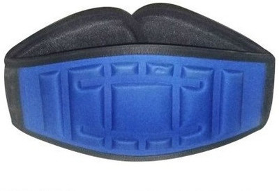 HouseOfCommon Weight lifting Gym Belt Back Support For Men and Women BLUE NYLON Weight Lifting Belt